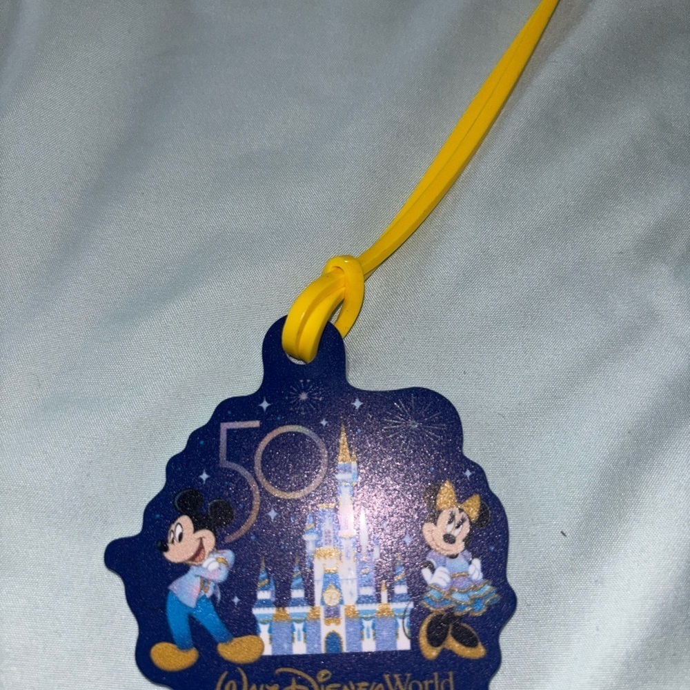 Disney World 50th Anniversary Luggage Tag